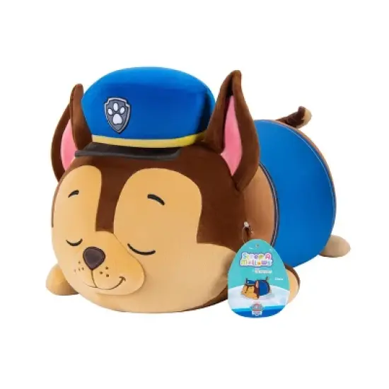 PAW Patrol 18" Jumbo Plush Sleepamallows Chase Stuffed Animal image {1}