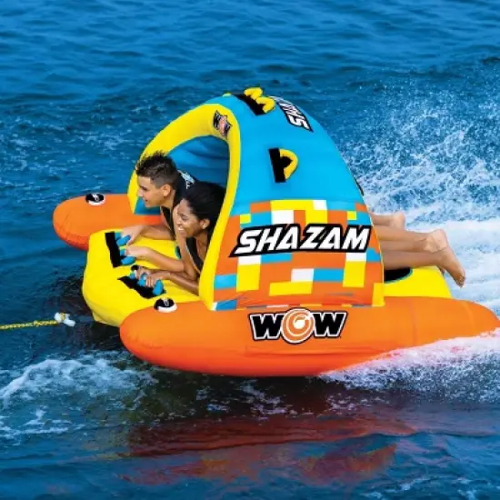 WOW Shazam 2-Person Standing Steerable Towable image {5}