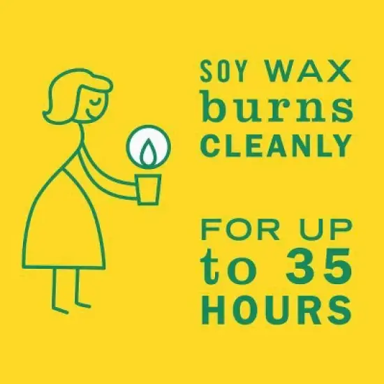 Mrs. Meyer's Clean Day Honeysuckle Large Jar Candle - 7.2oz image {4}