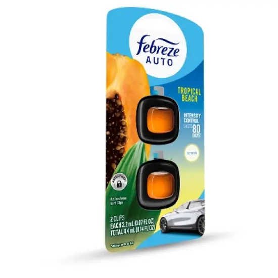 2ct Febreze Auto Tropical Beach image {12}