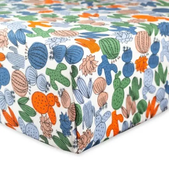 Honest Baby Organic Cotton Fitted Crib Sheet image {6}