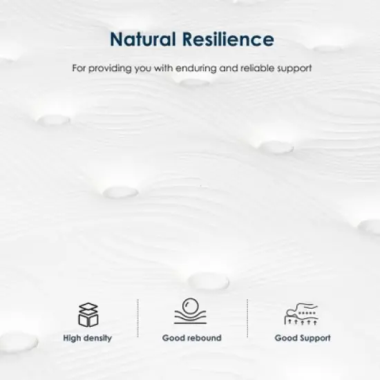 CSBDHome 10 Inch Hybrid Queen in a Box with Gel Memory Foam, Strong Edge Support image {8}