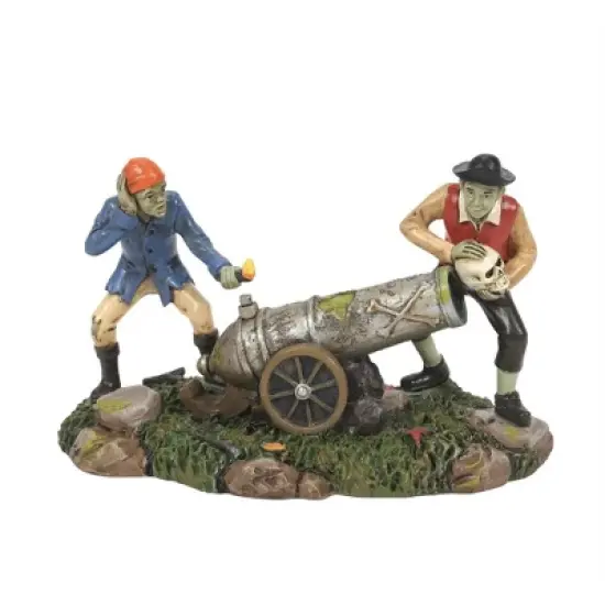 Department 56 Department 56 Snow Village Explosive Skullduggery Halloween Tabletop Decoration #6011441 image {1}