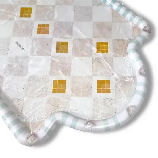 MINNIDIP Exclusive Resort Collection Splash Pad Play Sprinkler - Travertine Tiles: Portable PVC Kids Water Toy image {4}