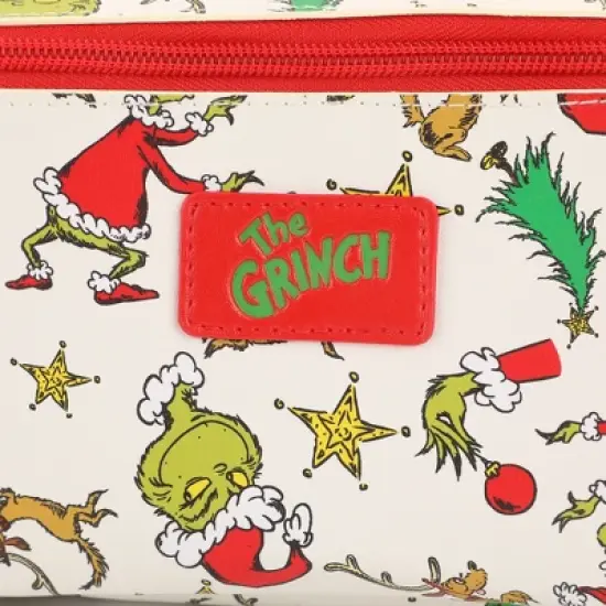 The Grinch Holiday All-Over Print Women's Novelty Cosmetic Bag image {4}
