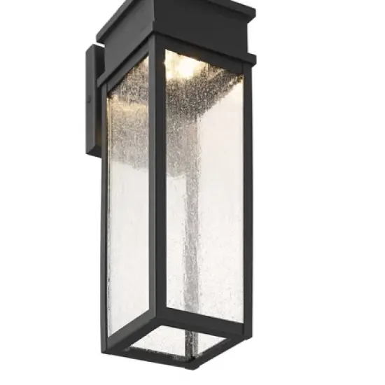 John Timberland Sintef 14 1/4" High Sand Black LED Outdoor Wall Light image {8}