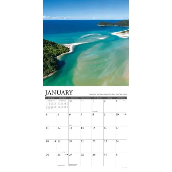 Willow Creek Press 12"x12" 2026 Ocean View Wall Calendar image {2}