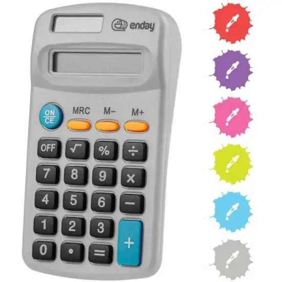 Enday 8-Digit Pocket Size Calculator image {6}