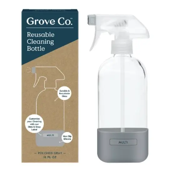 Grove Co. Reusable Cleaning Glass Spray Bottle image {9}