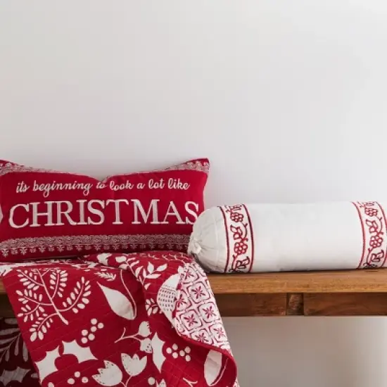 Bretton Woods Holiday Decorative Pillow Multi-Color - Levtex Home image {2}