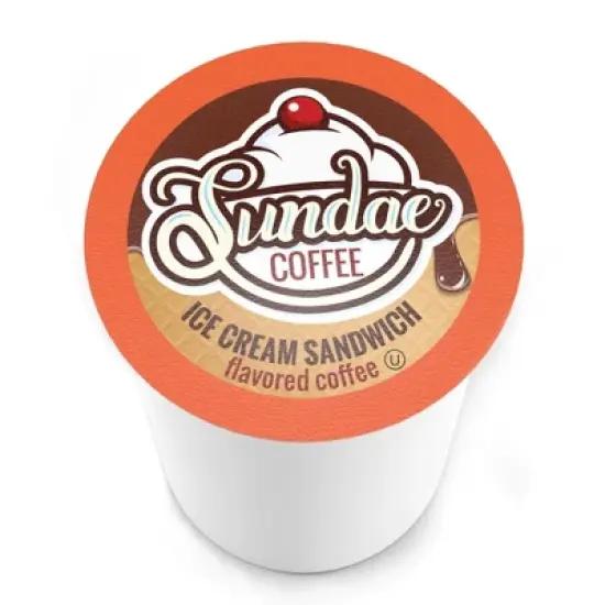 Sundae Ice Cream Flavored Coffee Pods, 2.0 Keurig, Ice Cream Sandwich, 48 Count image {8}