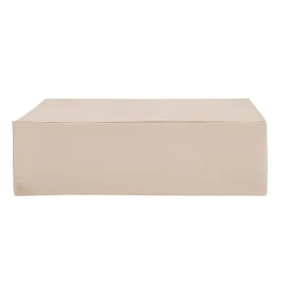 Outdoor Rectangular Table Furniture Cover - Cream - Crosley image {1}