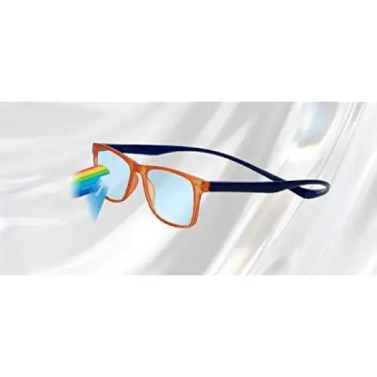 Esquire Mens EQ1546 Blue Light Filter+A/R Lenses Eyeglasses Black and Red 54mm image {3}
