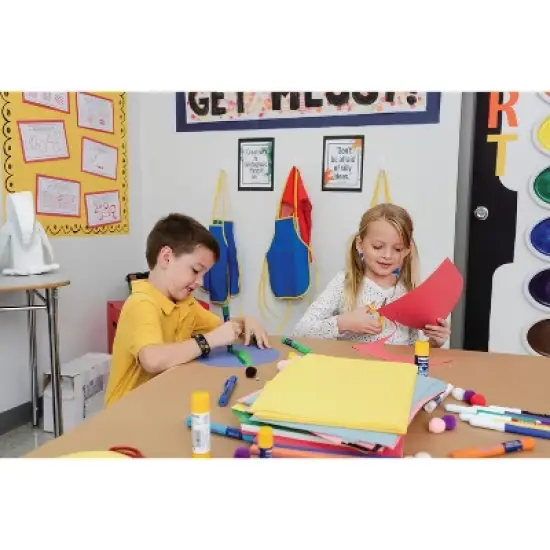 Prang Medium Weight Construction Paper, 18 x 24 Inches, Assorted Colors, Pack of 50 image {4}