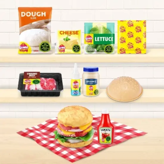 Slime Mart Small Basket Burger Slimes and Putties: Creativity Focus, 1.71 Net Weight, Single Piece image {5}