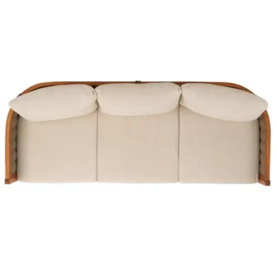 Amanda 3 Seater Sofa - Indoor/Outdoor - PAT7093 - Natural/Taupe - Safavieh image {7}