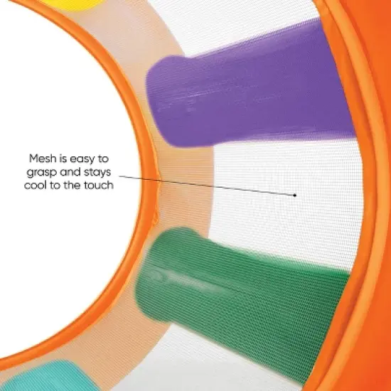 HearthSong Roll With It! 2.0 Giant Inflatable Rainbow Land Roller with Mesh Interior image {5}