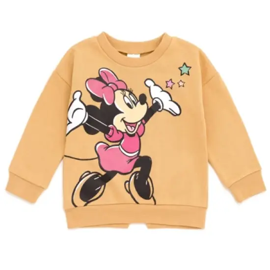 Disney Minnie Mouse Daisy Duck Donald Duck Goofy Pluto Girls Fleece Sweatshirt & Leggings Outfit Set Toddler to Little Kid image {2}