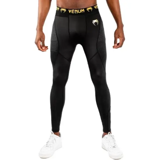 Venum G-Fit Compression Spats - Black/Gold image {5}
