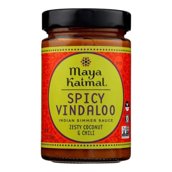 Maya Kaimal Spicy Vindaloo Simmer Sauce - Case of 6/12.5 oz image {1}