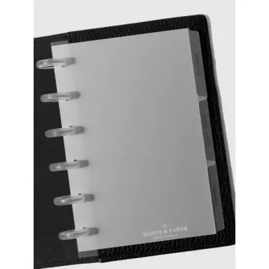 The Essentials Side Tab Planner Dividers | Low Profile | Matte | Cloth & Paper image {3}