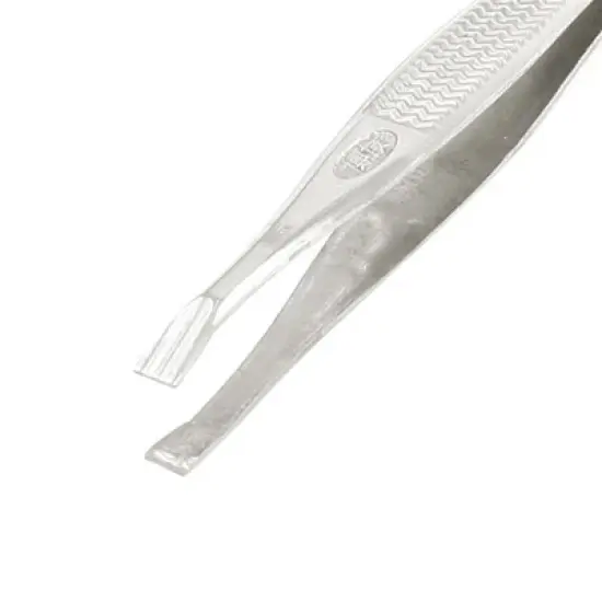 Unique Bargains Cosmetic Tool Plucker Eyebrow Tweezers 3.5 Inch Length Silver Tone image {5}