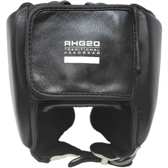 Rival Boxing RHG20 Traditional Headgear with Cheek Protectors - Black/White image {2}