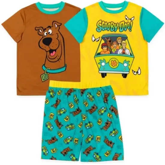 Scooby-Doo Scooby Doo Velma Shaggy Scooby-Doo Pajama Shirts and Shorts Little Kid to Big Kid image {10}