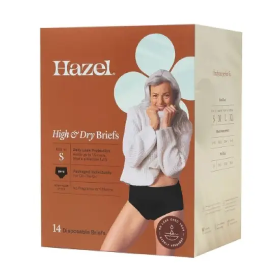 Hazel High & Dry Briefs Disposable Incontinence & Postpartum Underwear image {9}