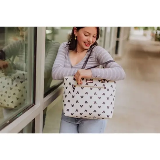 Picnic Time Mickey Mouse Uptown 23qt Cooler Bag - White/Navy Blue image {6}