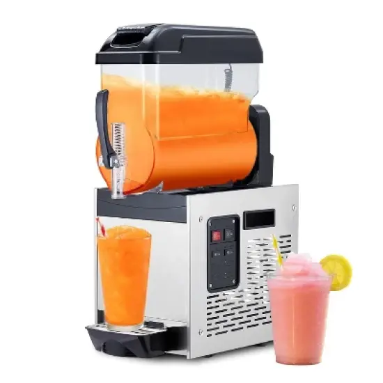 Garvee Commercial Slushy Machine with Self-Cleaning, Frozen Drink Machine for Home, Restaurants image {6}