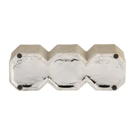 Sagebrook Home 10" Ceramic 3-cup Pen and Pencil Holder for Stylish Desktop Storage at Your Home or Office image {5}