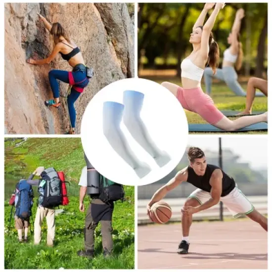 Unique Bargains Breathable Arm Cover 1 Pair image {4}