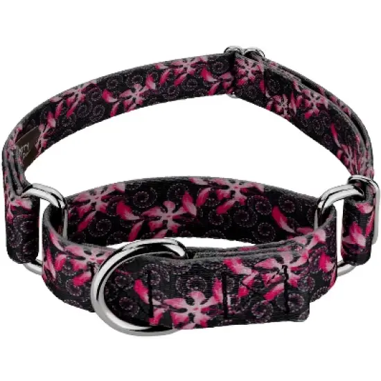 Country Brook Petz Pink Honeysuckle Breeze Martingale Dog Collar image {4}