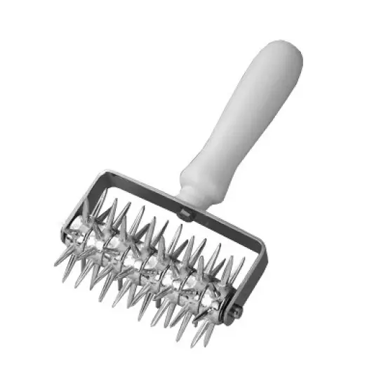 O'Creme Commercial Dough Roller Docker 4-3/4 Inch Wide with Plastic Handle image {3}