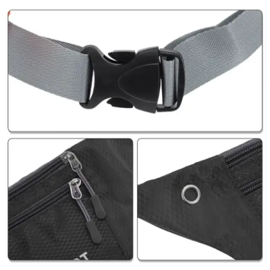 Unique Bargains Breathable Diamond Running Belt 1 Pc image {2}