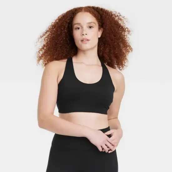 Women's Light Support Brushed Sculpt Unpadded Bra - All in Motion&trade; image {5}