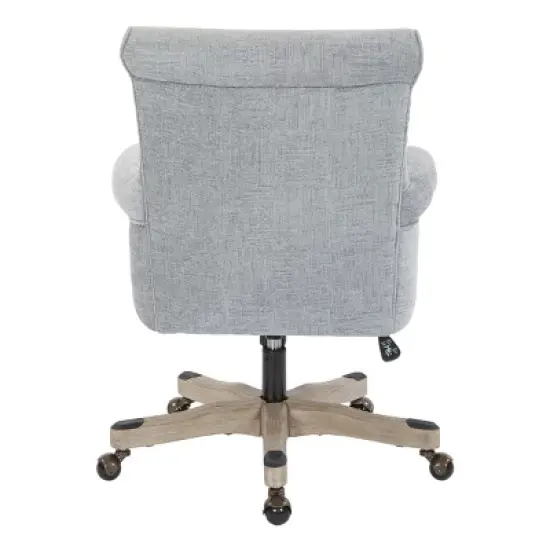 Megan Office Chair with Gray Wash Wood - OSP Home Furnishings image {4}