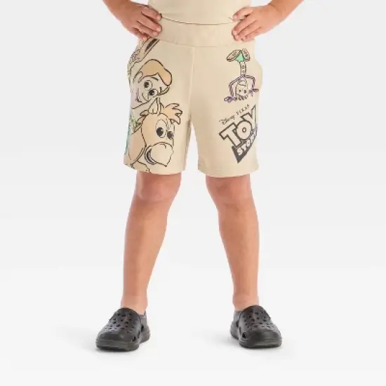 Toddler Boys' 2pc Disney Toy Story Top & Shorts Set - Tan image {3}
