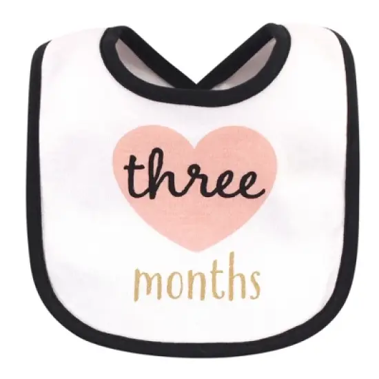 Hudson Baby Infant Girl Cotton Bibs 13pk, Hello World, One Size image {3}