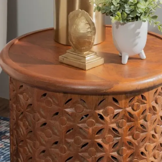 Lainey Side Table Terra Cotta - Powell image {3}