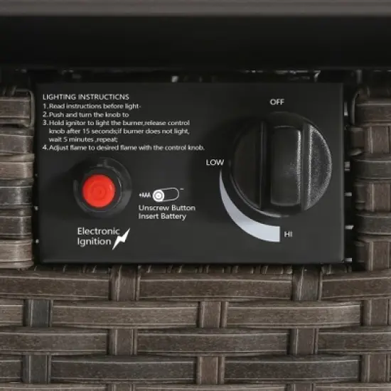 UPTION Fire Pit Table image {4}