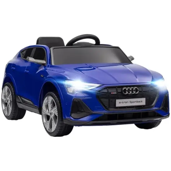 Aosom 12V Kids Electric Ride On Audi Sports Car, Battery Powered Toy w/ Parent Remote Control, Lights, Music, and Horn, for 3-5 Years Old image {7}