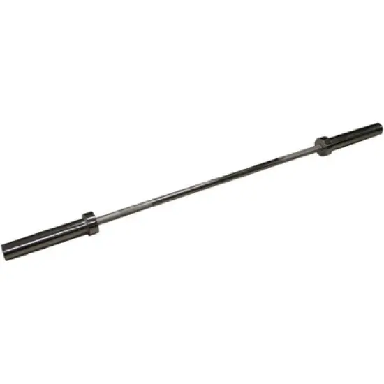 Amber Fight Gear Olympic 60" Barbell &ndash; Chrome Plated, 300 lb Capacity, Medium Knurling & Rotating Sleeves for Strength Training. image {1}