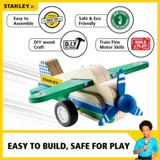 Stanley Jr. DIY Pull Back Airplane Kit image {5}