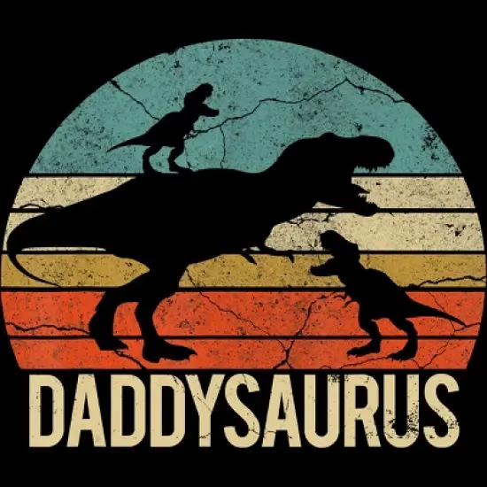 Unisex Design By Humans Retro Daddy Dinosaur Daddysaurus Roar By nathanhoang Sweatshirt image {1}
