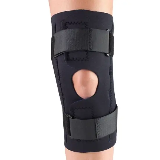 OTC Knee Stabilizer Wrap, Spiral Stays, Neoprene, Black image {5}