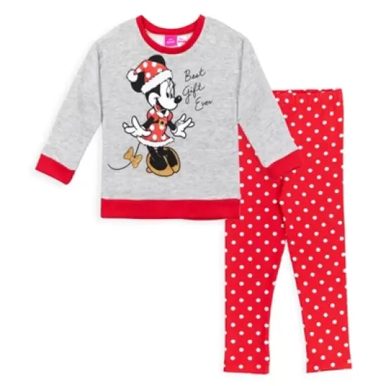 Disney Minnie Mouse Fleece Sweatshirt & Leggings  image {8}