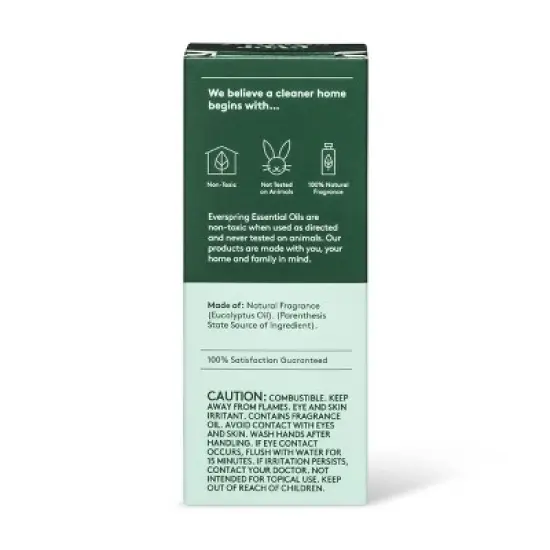 Eucalyptus Pure Essential Oil - 0.5 fl oz - Everspring&trade; image {2}