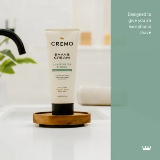 Cremo Silver Water and Birch Shave Cream - 6 fl oz image {2}